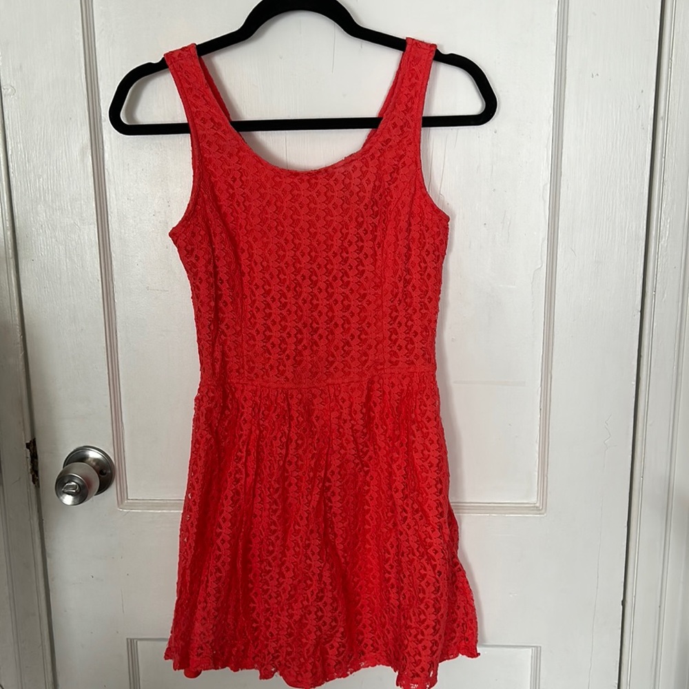 Small coral colored dress